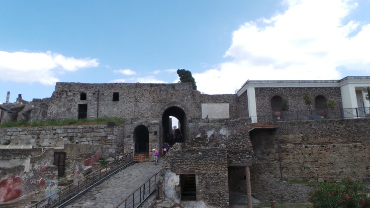 Some of the Pompeii ruins.