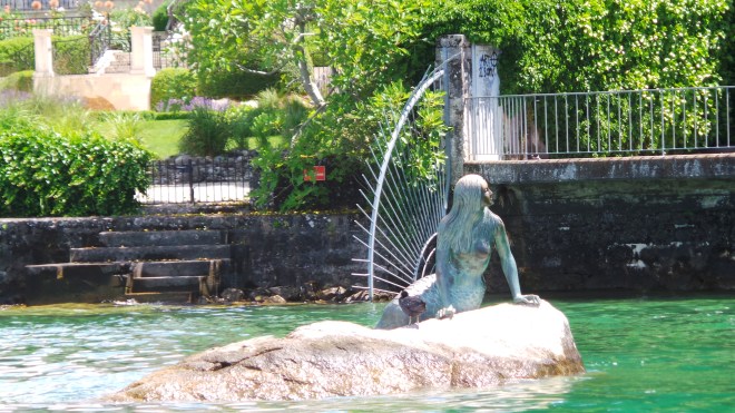 Geneva's Mermaid by the Lake.