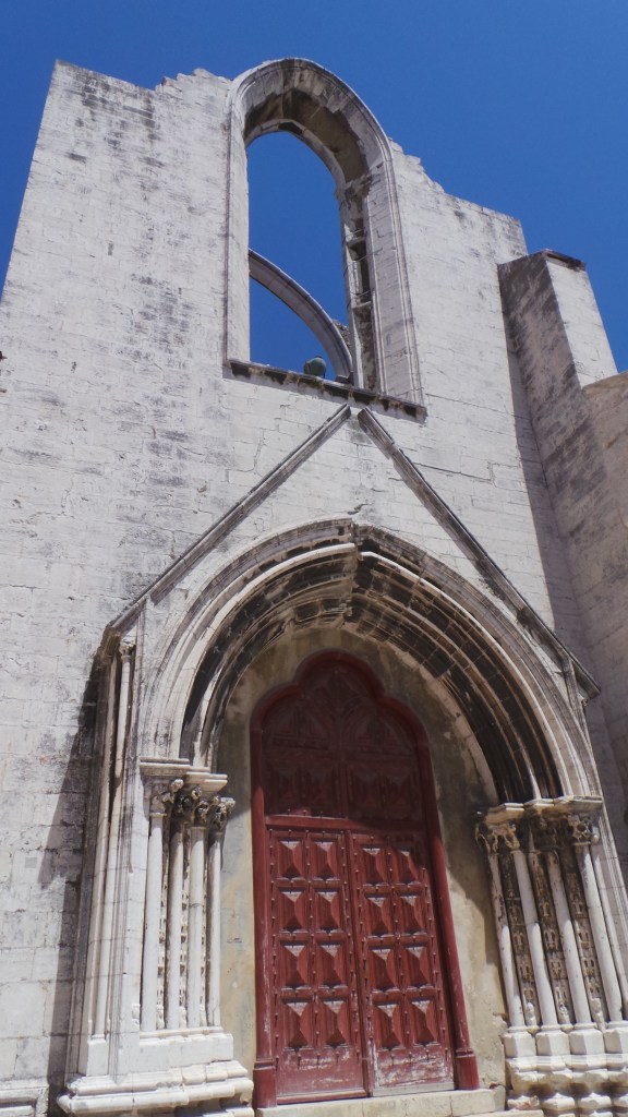Carmo Church: Losing its roof in Lisbon's 1755 earthquake, but otherwise unharmed, this church remains roofless to this day in honor of those who lost their lives during the natural disaster.